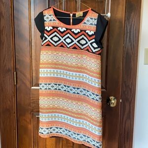 Southwestern print dress